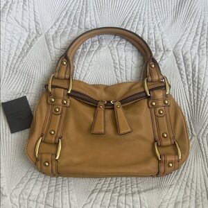 Banana Republic Caramel Leather Handbag